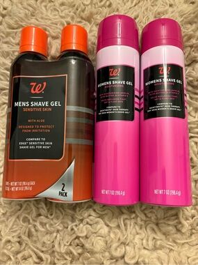 Walgreens Men’s & Women’s Shave Gel